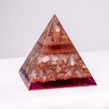"Sahasrara Cluster" – Orgonite Pyramid (No.9)