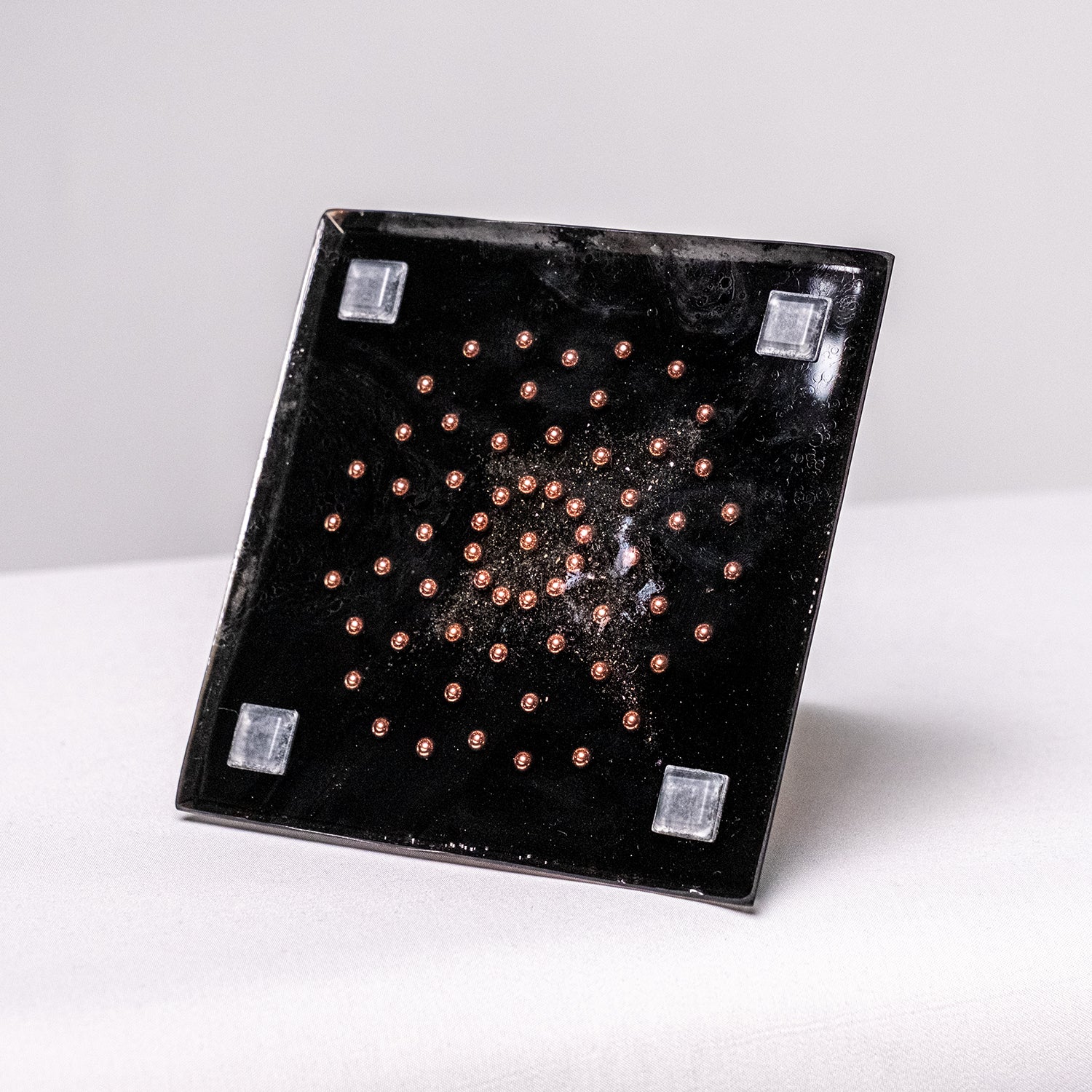 "Magma" [2] – Orgonite Pyramid (No.12)