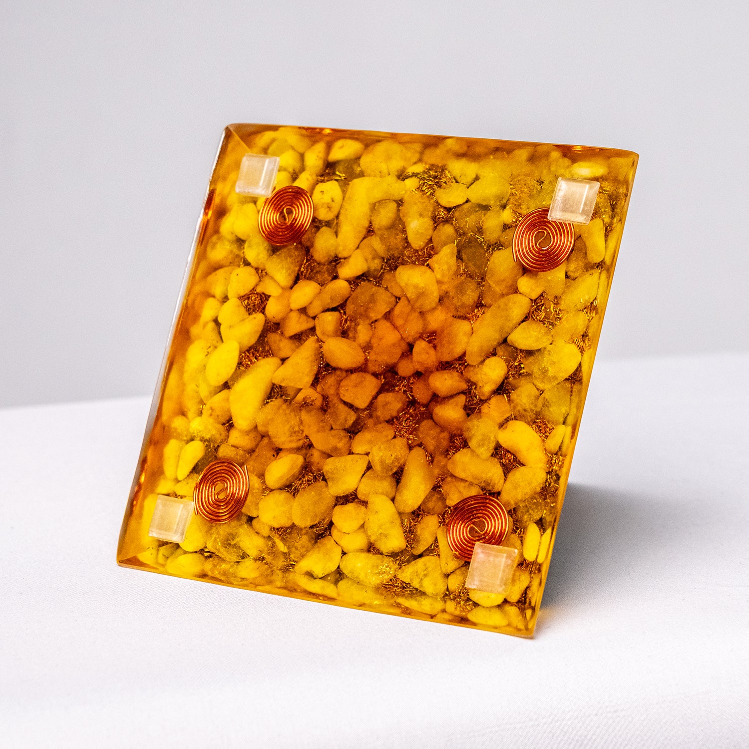 "Solaris" – Orgonite Pyramid (No.13)