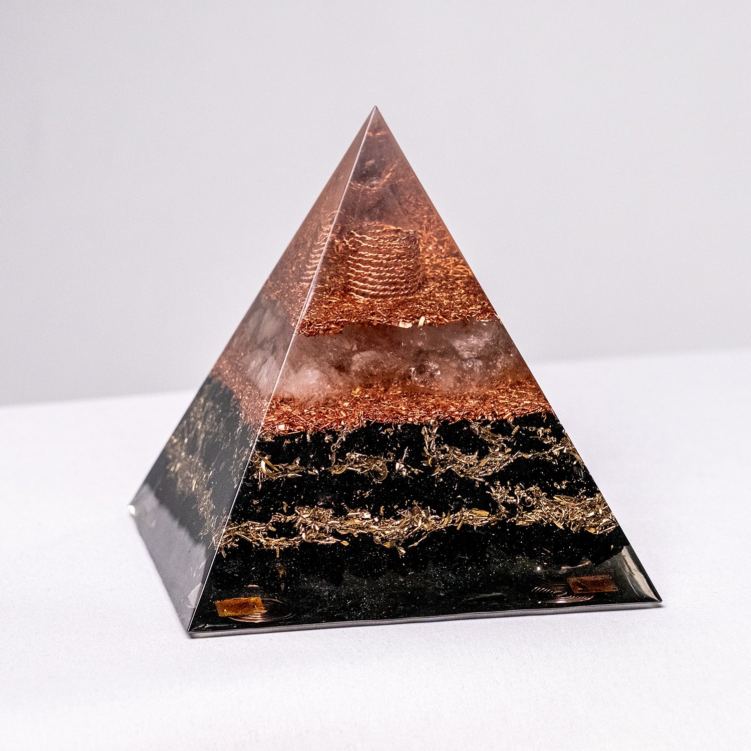 "Sky's Shadow" – Orgonite Pyramid (No.1)