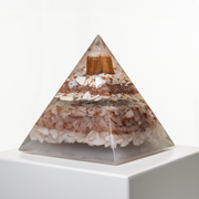"Heaven's Delight" [1] – Orgonite Pyramid (No.27)