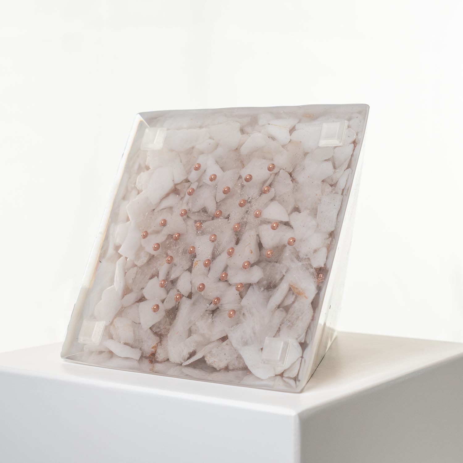 "Heaven's Delight" [2] – Orgonite Pyramid (No.28)