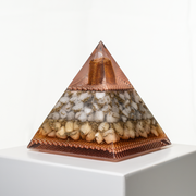"Milk & Honey" [1] – Orgonite Pyramid (No.30)