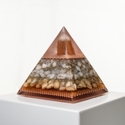 "Milk & Honey" [2] – Orgonite Pyramid (No.31)