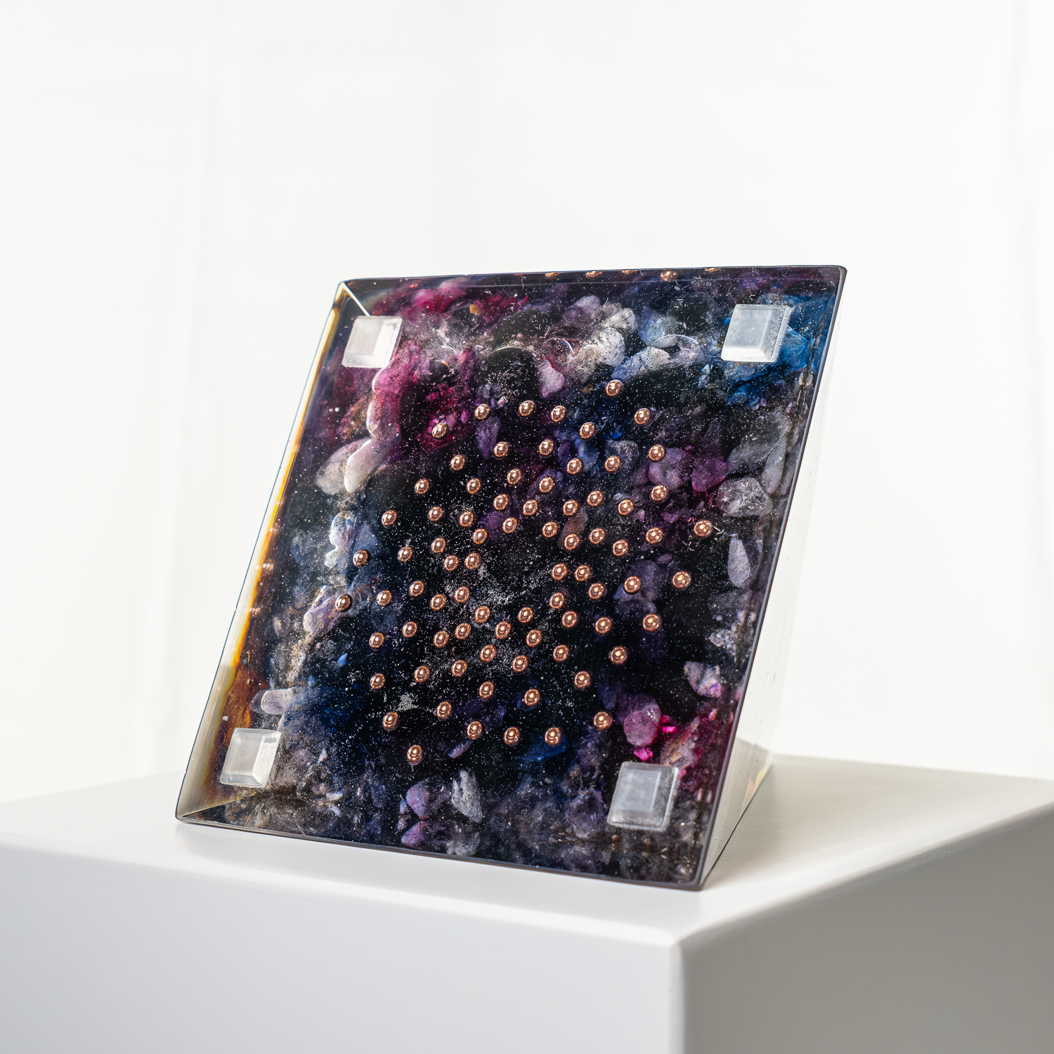 "Galactic Void" [2] – Orgonite Pyramid (No.33)