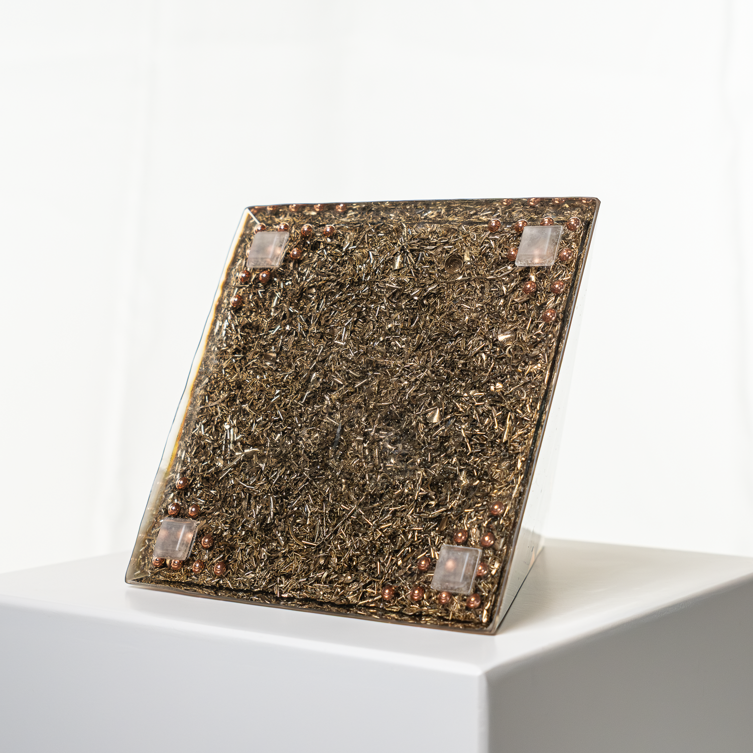 "El Dorado" [1] – Orgonite Pyramid (No.41)