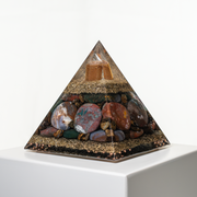 "El Dorado" [2] – Orgonite Pyramid (No.42)