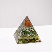 "Celtic Green" [1] – Orgonite Pyramid (No.20)