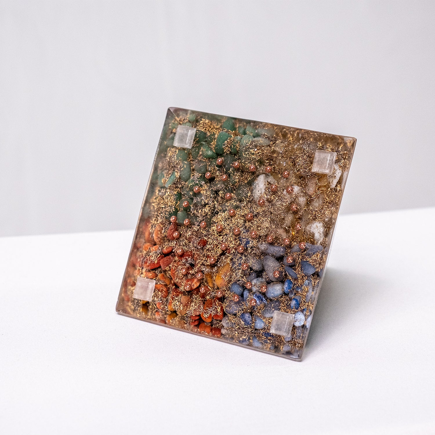 "5 Elements (v1.0)" – Orgonite Pyramid (No.22)