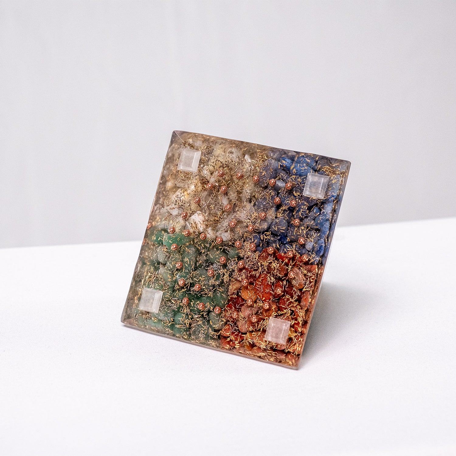 "5 Elements (v1.5)" – Orgonite Pyramid (No.23)