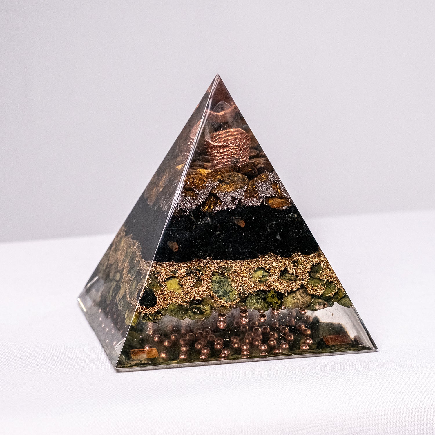 "Ancient Grounding" [1] – Orgonite Pyramid (No.2)