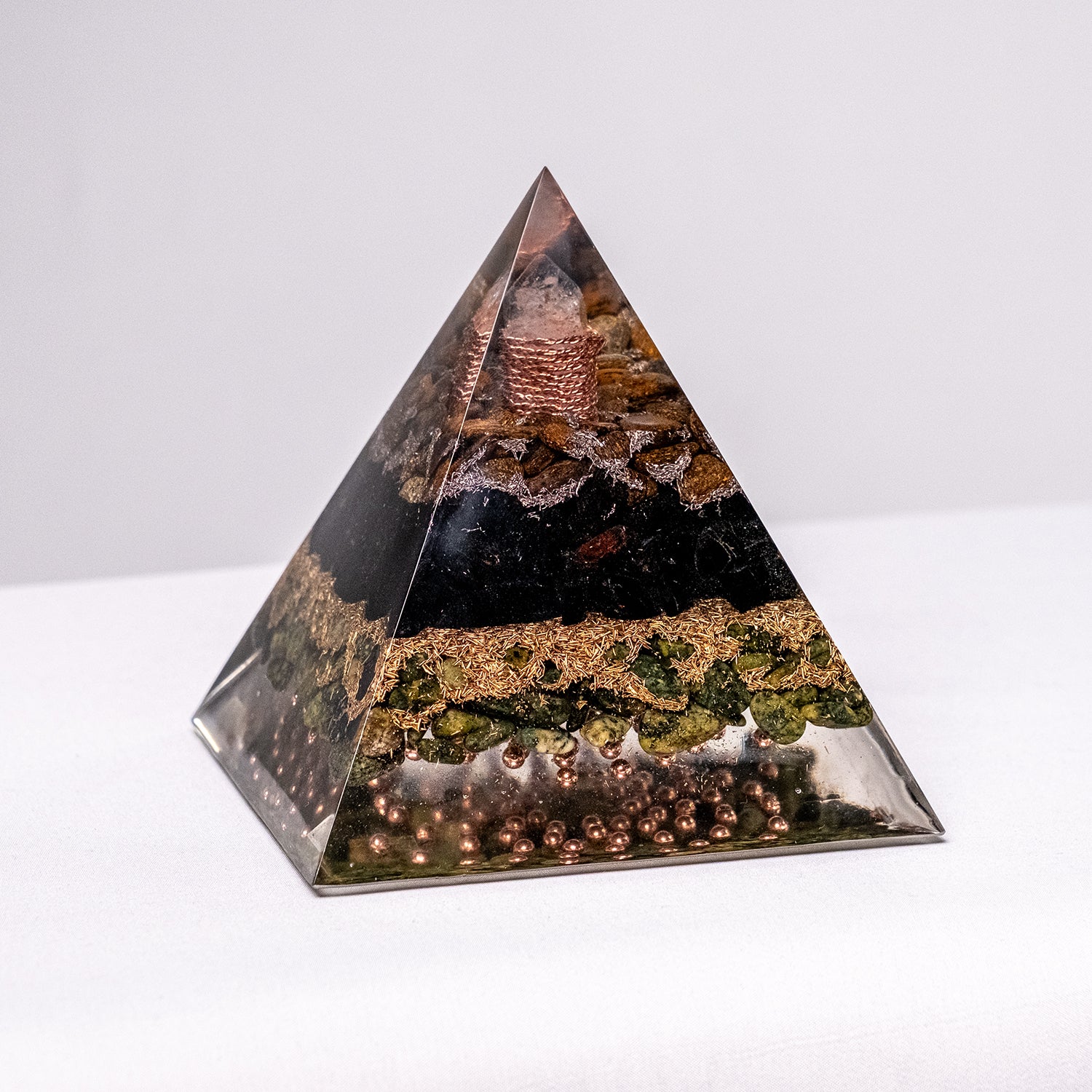 "Ancient Grounding" [2] – Orgonite Pyramid (No.3)