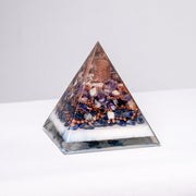 "Cosmic Shores" [1] – Orgonite Pyramid (No.4)