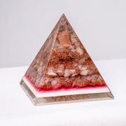 "Sakura Copper" [1] – Orgonite Pyramid (No.7)