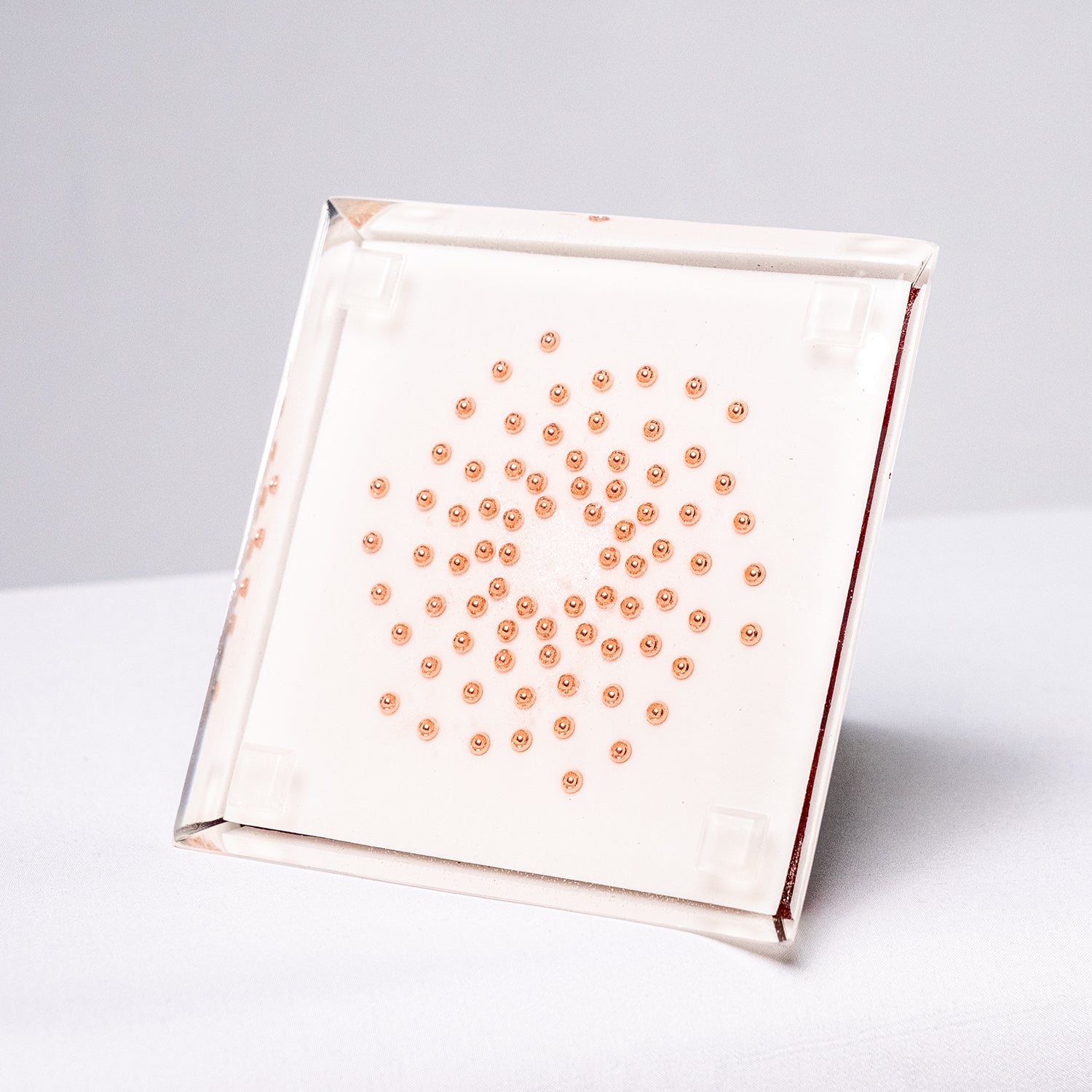 "Sakura Copper" [2] – Orgonite Pyramid (No.8)