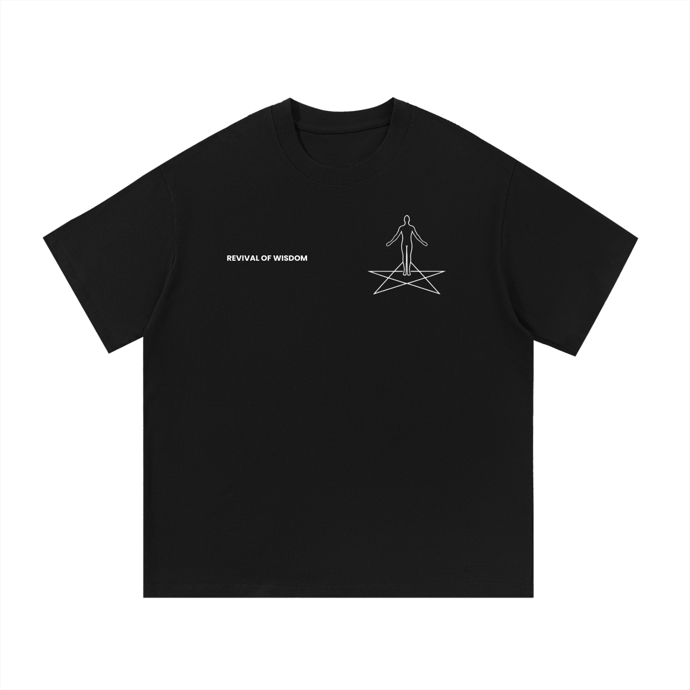 Structure of Self Diagram Unisex Tee (White Text)