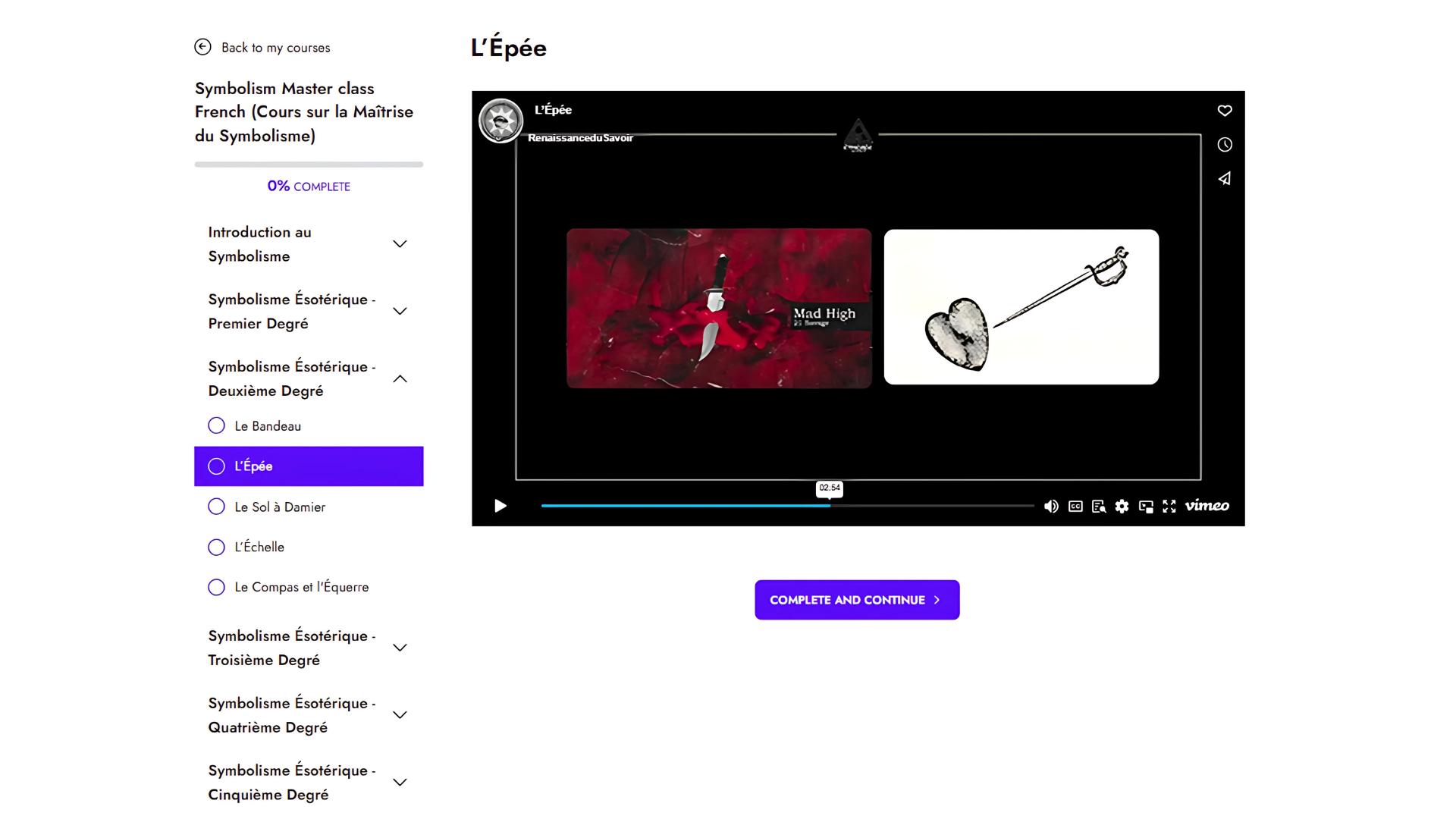 Le Cours sur la Maîtrise du Symbolisme