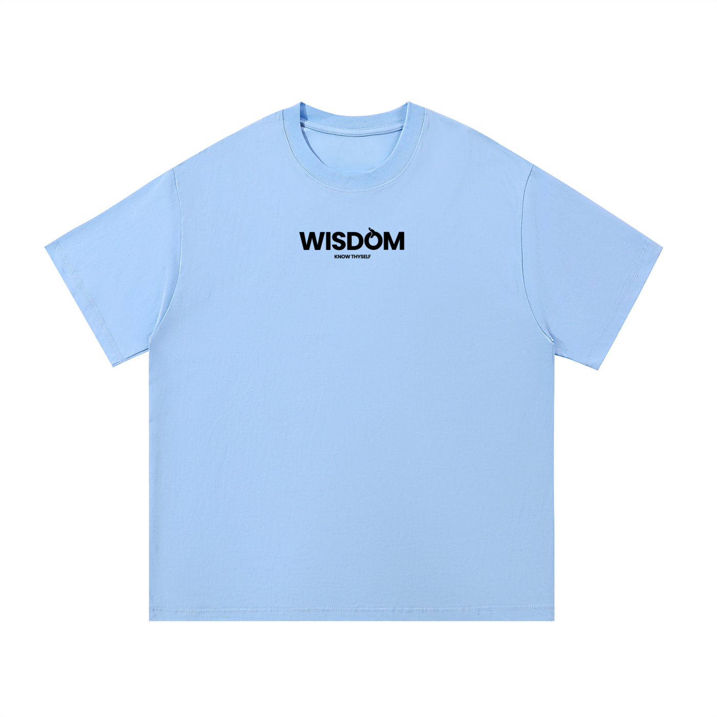 Ouroboric Wisdom Unisex Tee (Black Text)