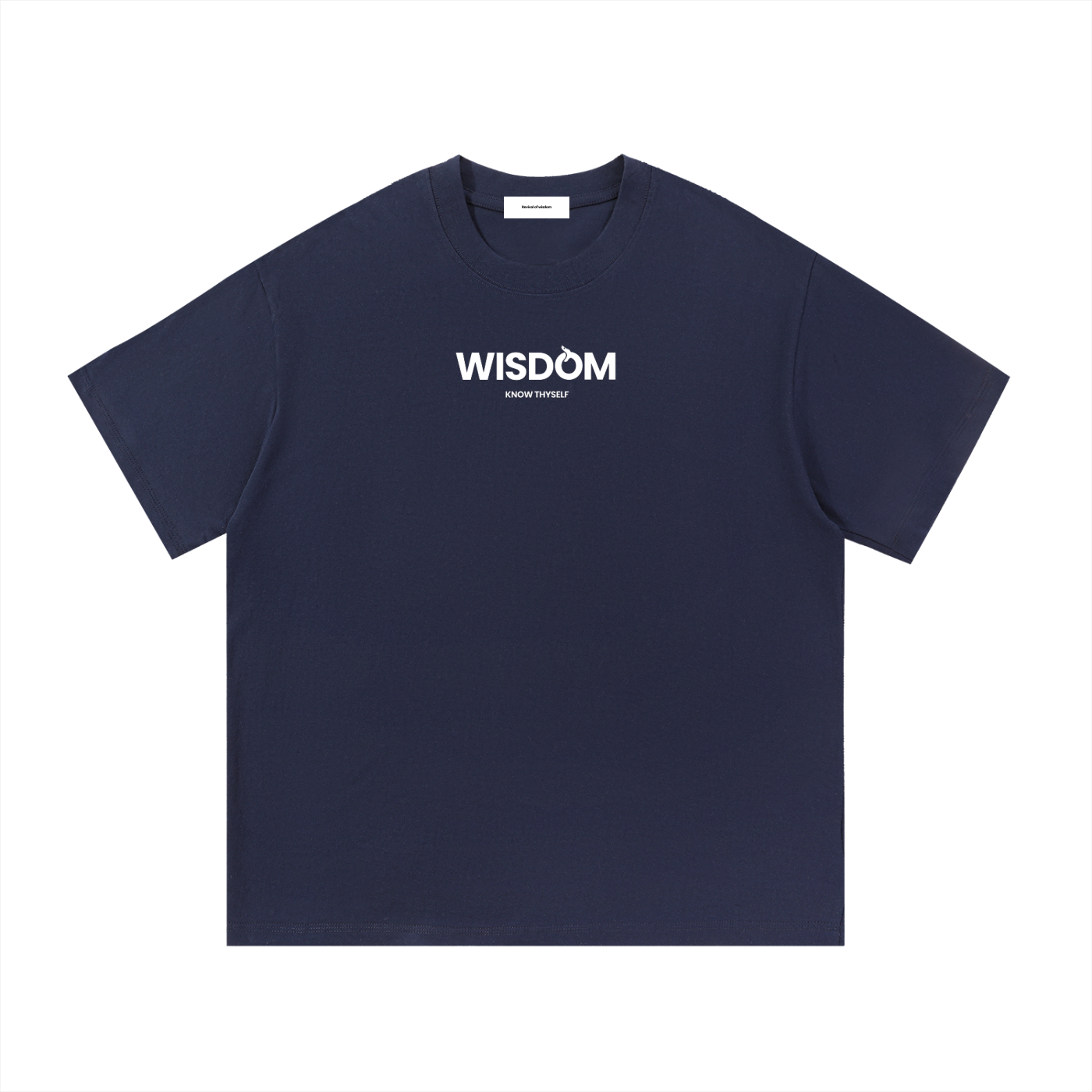 Ouroboric Wisdom Unisex Tee (White Text)