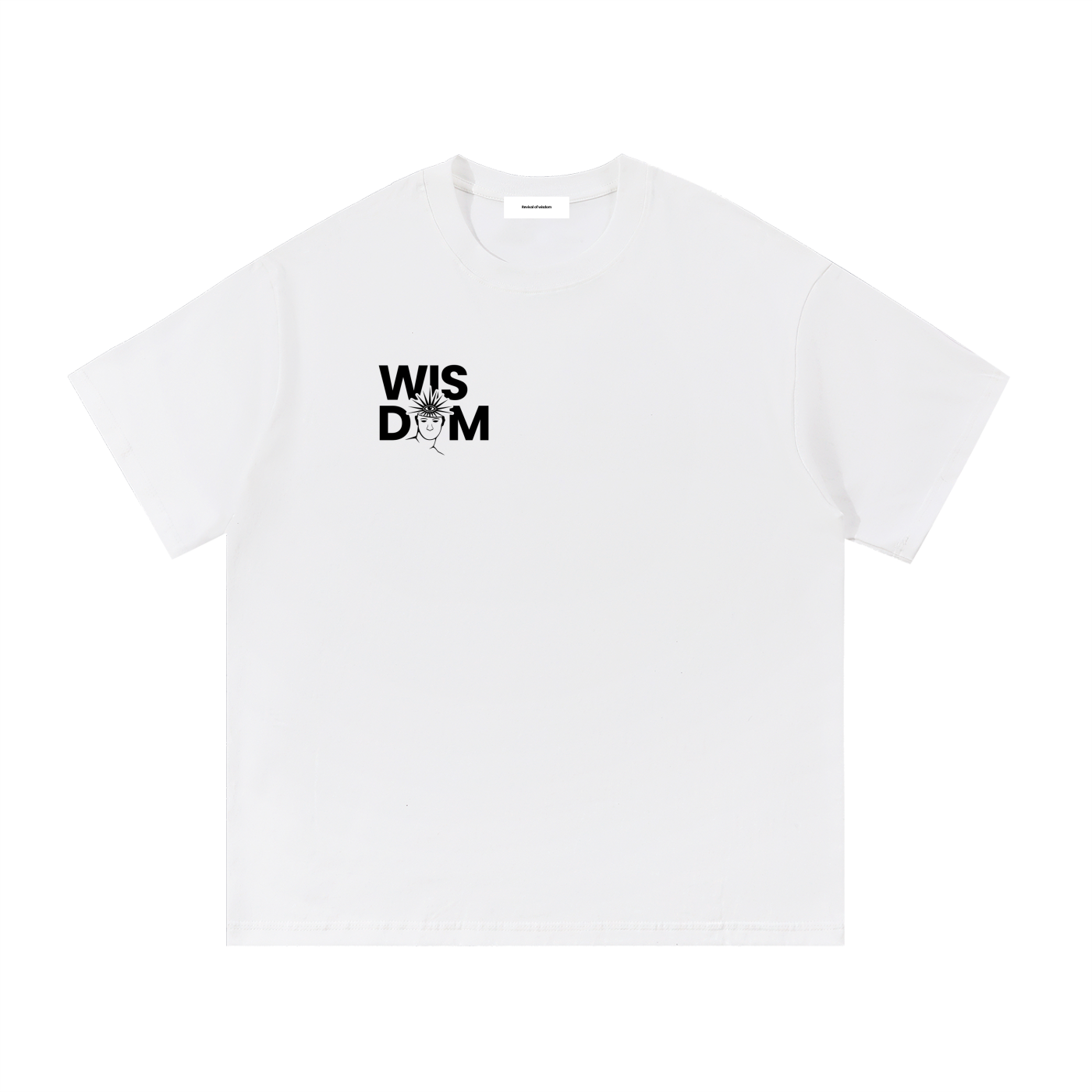 Illuminated With Wisdom Unisex Tee (Black Text)