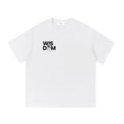Illuminated With Wisdom Unisex Tee (Black Text)