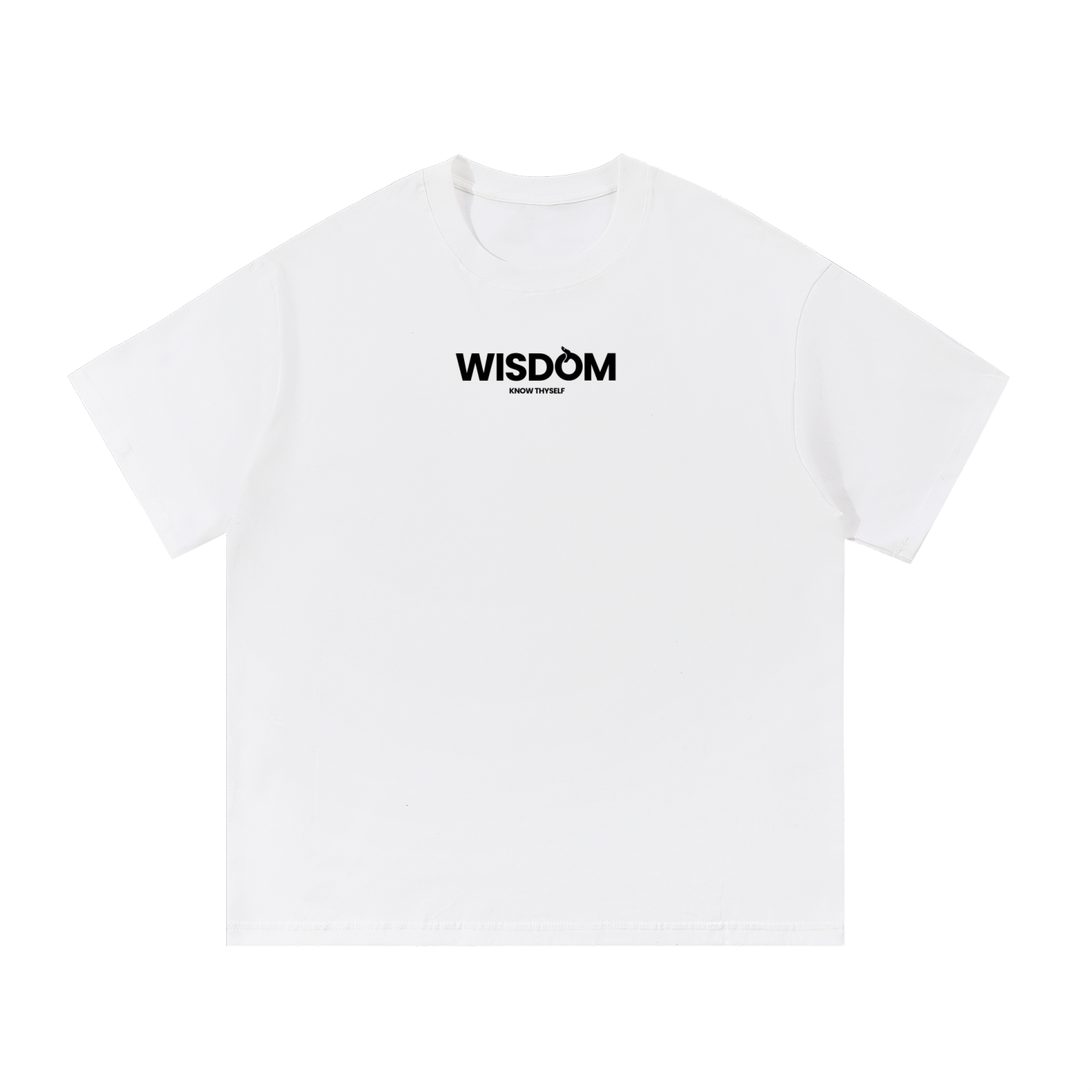 Ouroboric Wisdom Unisex Tee (Black Text)